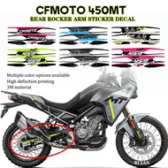 Applicable To CFMOTO 450MT Motorcycle Rear Arm Conversion Decal Sticker CFMOTO 450mt Conversion Deca