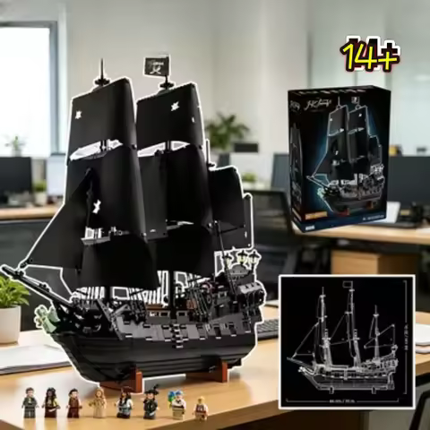 Bandai Creation 10365 Home Black Pearl Building Bricks Collection Birthday Celebration Gifts compati