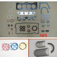 7A 7AFE Engine complete Full gasket set kit crankshaft connecting rod bearing piston ring for Toyota