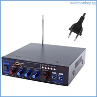 WU Digital Power Amplifier Power Amplifier Hifi Stereo 2CH  USB TF Music Home