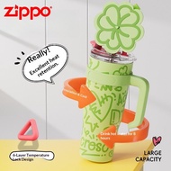 ZIPPO Home & Living Series Straw Insulated Tumbler - Magic Green 1250ml