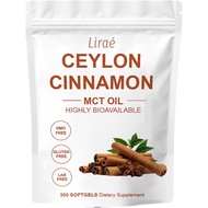 Lirae Ceylon Cinnamon, Lirae Ceylon Cinnamon Soft Gels 7200mg Equivalent with Mct Oil, Highly Bioava