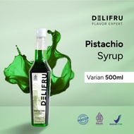 Syrup Pistachio Delifru 500 Ml - Sirup Kacang Pistachio Premium