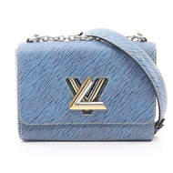 路易威登 Twist MM 鏈條單肩背包 M51065 Epi 皮革牛仔褲淺色二手