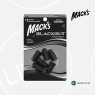 Mack's Blackout Soft Foam Earplugs, 3 Pair | Ear Plug Concert Anti Noise Cover Penutup Telinga 耳塞