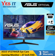 ASUS VY279HGR Eye Care Gaming Monitor – 27 inch FHD (1920 x 1080) IPS 120Hz(OC)