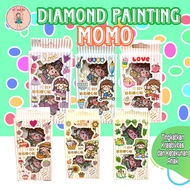 Diamond Painting Momo/Children's Crafts Painting Number Canvas Material/Diamond Painting Diamond Pai