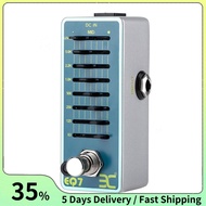 EX EQ7 Guitar Effect Pedal 7-Band EQ Full Metal Shell True Bypass Phase Guitar Pedal Guitar Accessor