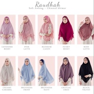 Khimar Raudhah Blossom Candy