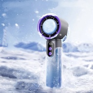 Semiconductor Refrigeration Handheld Fan Creative Digital Display Fan Outdoor 3600mAh