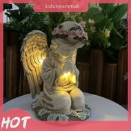 [KidsDreamMall.my] Praying Angel Statue Auto On Decorative Angel Sculpture Solar Angel Statue Light