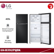 [ Delivered by Seller ] LG Gross 423L 2 Door Top Freezer Fridge / Refrigerator / Peti Sejuk GN-B392P