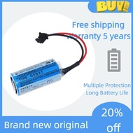 1PCS - Mitsubishi Q series PLC battery Q6BAT CR17335SE-R 3V CR17335SE R CR17335 Lithium Battery with