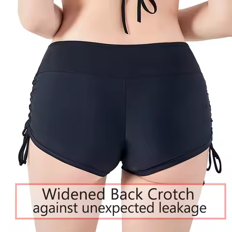 Drop shipping of women's menstrual swim trunks Teens 4layer leak-proof and absorbent menstrual perio