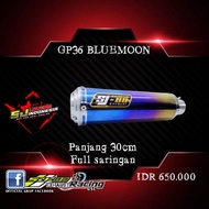 Silincer Knalpot Racing SJ88 GP36 Bluemoon