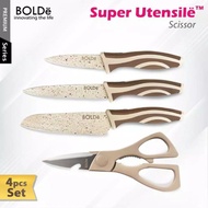 #SHG BOLDE Super Utensil Knives Set 4 Pcs / BOLDE Pisau Set / Bolde