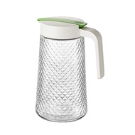 Transparent glass cold water bottle, family cold water bottle, dustproof water bottle, large capacit