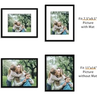 Wooden Photo Frame 12 Pieces 11x14 Inch Photo Frame Photo Display 8x10 Inch With Cushion or 11x14 In
