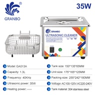 Ultrasonic Cleaner 800ML 1L 40KHz 35W 60W Easy Operation Jewelry Glasses Makeup Washer Bath New Desi