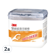 3M 雙線細滑牙線棒
