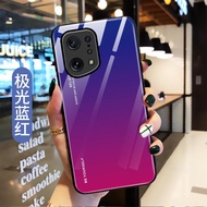 เคสกระจกไล่สี ขอบนิ่มหลังแข็ง สำหรับ Huawei Y7a Y7Pro(2018) Y7(2019) Y7Pro(2019)