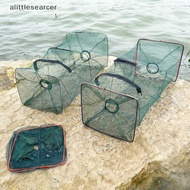 Fish Trap Net Fishing Gear Crab Prawn Crayfish Lobster Crawdad Foldable n