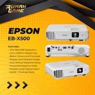 PROYEKTOR EPSON EB-X500 EBX500 EB X500 PENGGANTI EB X400 XGA 3600Lumen