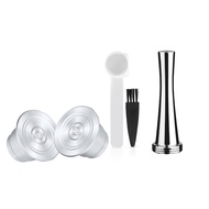 【i Cafilas】[HFG03] คุณภาพที่ดีที่สุดผลกาแฟแคปซูล Reusable สำหรับ Nespresso ตัวกรองกาแฟสแตนเลส Espres