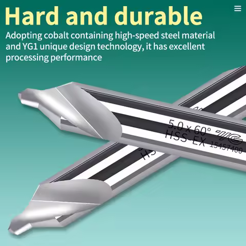 YG-1 DV3010 HSS Center Drill D1.0 D1.5 D2.0 D2.5 D3.0 D4.0 D5.0 Stainless Steel Machining
