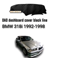 BMW 318i 1992-1998 dashboard cover black line non slip mat