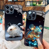 12 Zodiac Glass Case for iPhone 17 16 15 14 13 12 11 8 7 6 6s 6p 7p 8p 6g 7g 8g Pro Max XR XS xsmax 