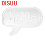 Disuu Lampu Neon Led Gantung Dinding Tulisan Hello Untuk Dekorasi