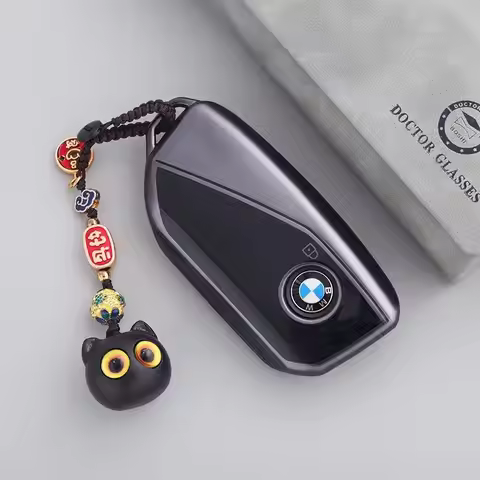 Key Fob Cover Sleek TPU Key Case Fits for BMW IX IM I5 M60 X5 X7 X6 IX I7 Remote Car Key Shell Prote