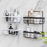 Shelf /   Nordic wrought iron kitchen wall-mounted bathroom wall shelf