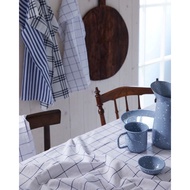 H&M HOME CHECKED PATTERNED TABLECLOTH | 4-6 seater