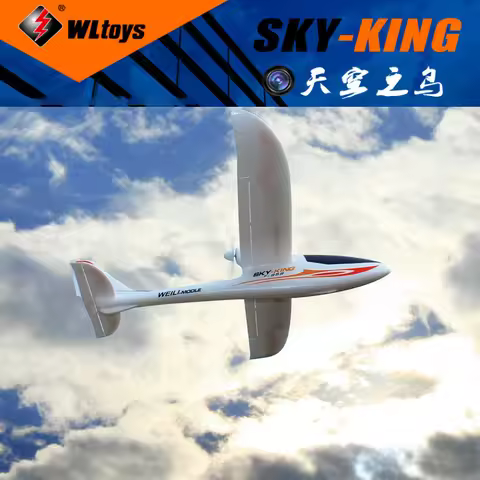 Wltoys F959s Upgrade F959 With Gyro Sky King 3CH RC Airplane Push-speed Glider RTF Good Same Ss F949