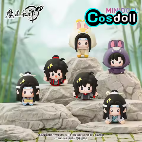 4cm In Stock Original Grandmaster of Demonic Wei Wuxian Lan Wangji Rabbit Ears Soft Magnetic Sticker