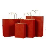 10PCS Set CNY New Year Kraft Paper Bag Set Eco-Friendly Gift Bags for Every Occasion Christmas Day Gift