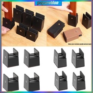 POP 4Pieces Furniture Risers 2Inch Thick Plastic Bed Leg Elevators for Sofa Desk