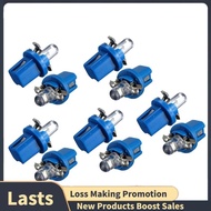 10Pcs LED Bulb Meter Dash B8-5D T5 Lamp with Holder Blue Tuning Auto Car Light