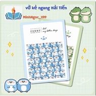 2 Funny stapled notebooks/OLaLa Hai Tien spine-bound notebooks 80 million/120 million/200 million (b