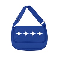 Men's sling bag clinks blue sling bag free sticker