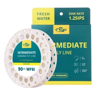 SF 90FT 1.25IPS Intermediate Fly Line Weight Forward Intermediate Sink Fly Fishing Line Clear Nylon 