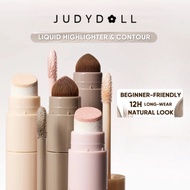 Judydoll Makeup 2 Head Liquid Highlight Contour with Brush