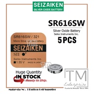 SEIZAIKEN 321 SR616SW GENUINE SEIKO JAPAN CELL 1.55V BATTERY SR616 SR 616