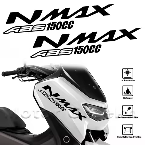 2Pcs Reflective Motorcycle Sticker Scooter NMAX155 Logo Side Strip Fairing Decals For NMAX 155 Nmax1