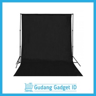 Photography Product Video Studio Photo Background Backdrop Cloth 200x300cm - S-1104 - Black - Y1C7WA