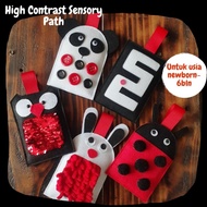 High Contrast Sensory Path / Sensory Play / Sensory Mat