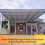 Light Steel Canopy Holo Spandek Alderon solartuff asbes ecolite
