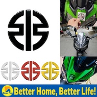 1Pair For Kawasaki Ninja 400 H2 H2SX Fairing Logo Emblem 3D Gel Motorcycle Logo Sticker